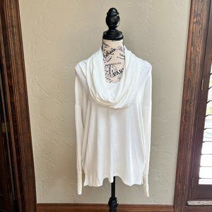 Lovestitch Long Weekend Micro Rib Cowl Neck Top